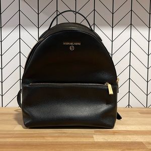 Brand new Michael Kors black Valerie backpack